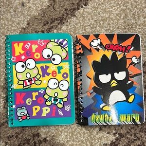 Sanrio Keroppi and Badtz-Maru Notebooks